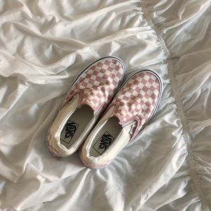 VANS Checkered Slip Ons